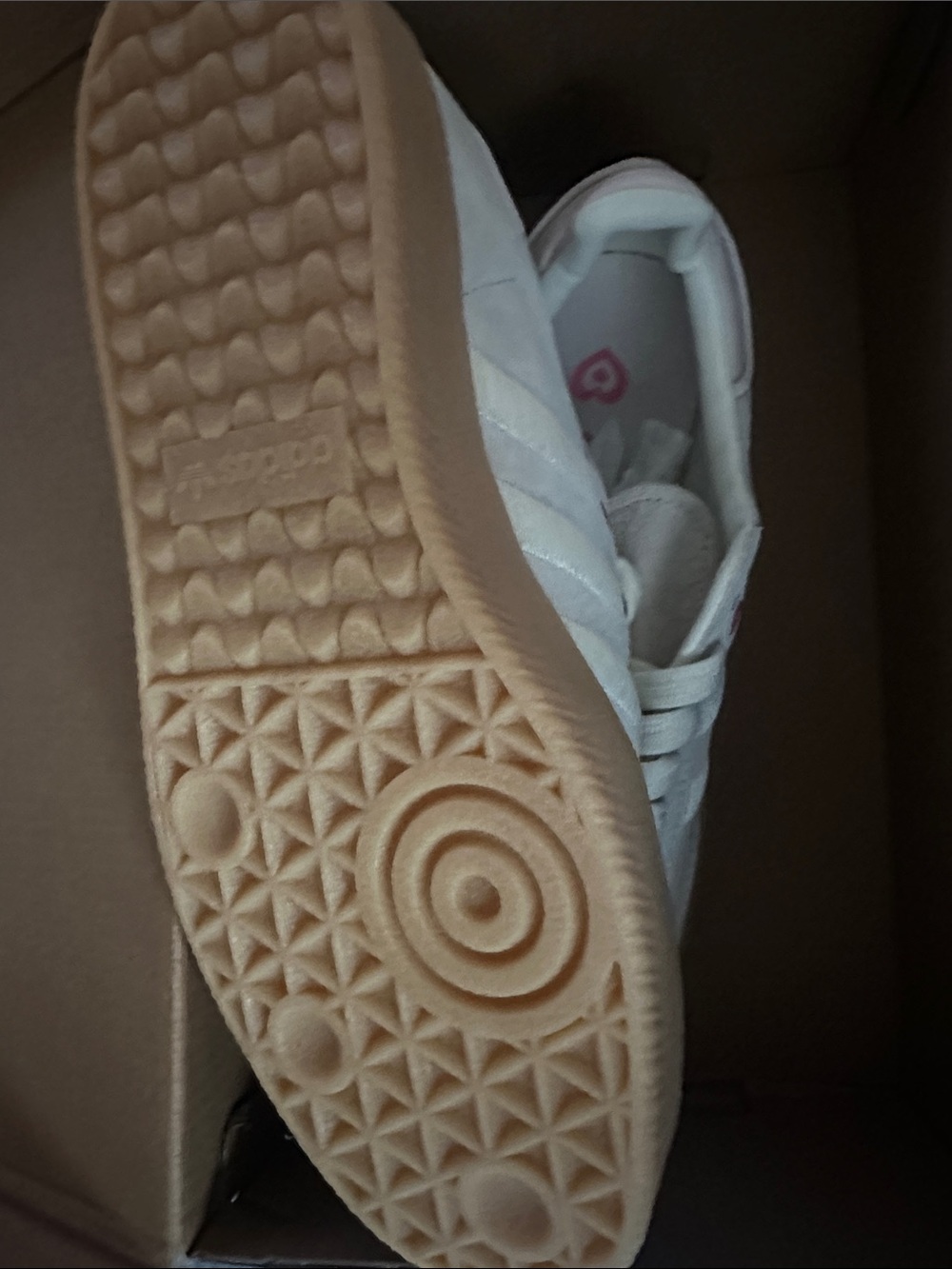 Adidas Sambae Women's Sneaker in Ivory Pink Fusion - Picture 3 of 3